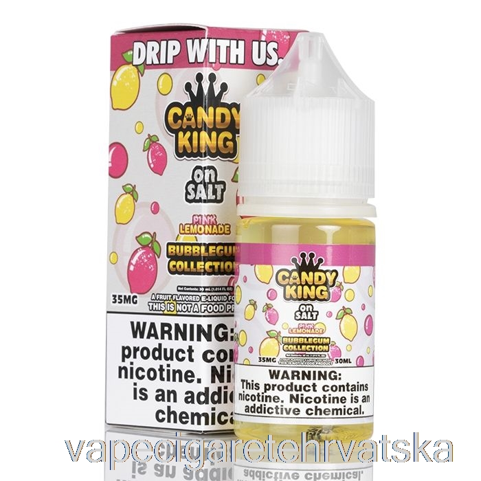 Vape Cigarete Roza Limunada žvakaća Kolekcija - Slatkiši Kralj Na Soli - 30 Ml 35 Mg